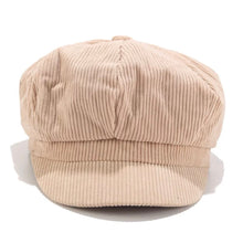 Cap Portobello Baker Boy Style Corduroy
