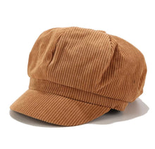 Cap Portobello Baker Boy Style Corduroy