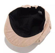 Cap Portobello Baker Boy Style Corduroy